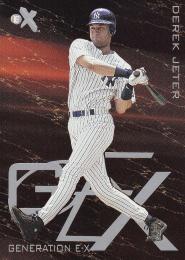 2000 Fleer Skybox New York Yankees Derek Jeter E-X Generation