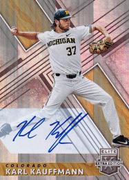 2019 Elite Extra Edition Colorado Rockies Karl Kauffmann Autographs