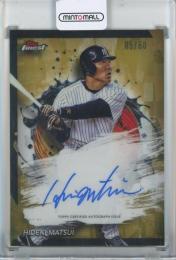 2024 Topps Finest Hideki Matsui Finest Autographs Gold Refractors【5/50】 New York Yankees