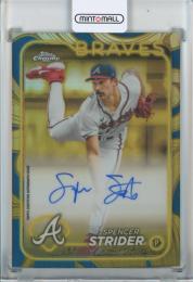 2024 Topps Gilded Collection Spencer Strider Topps Chrome Gold Autographs【15/50】 Atlanta Braves