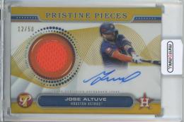 2024 Topps Pristine Jose Altuve Pristine Pieces Autograph Relics Gold Refractors【12/50】 Houston Astros