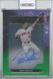 2024 TOPPS FIVE STAR Torii Hunter Leaping for the Stars Green【4/10】 Minnesota Twins