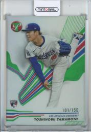 2024 Topps Pristine Yoshinobu Yamamoto Base Set Green Refractors【101/150】 Los Angeles Dodgers