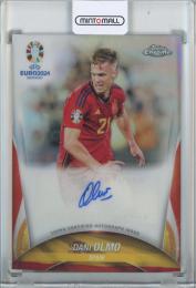 2024 Topps Chrome UEFA Euro Soccer Dani Olmo Chrome Autographs Spain