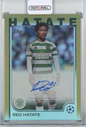 2024-25 Topps UEFA Club Competitions Reo Hatate Base Autographs【29/50】 Celtic FC