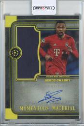 2019-20 Topps Museum Collection UEFA Champions League Serge Gnabry Autograph Jumbo Relics Set【3/50】 FC BAYERN MUNICH