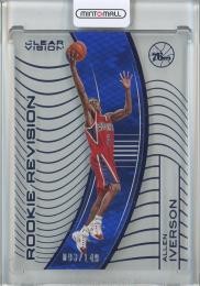 2015-16 Panini Clear Vision Allen Iverson Blue #132B【093/149】 Philadelphia 76ers
