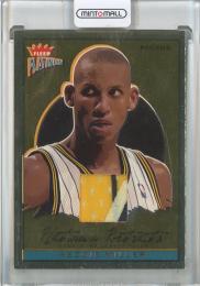 2003-04 Fleer Platinum Reggie Miller Portraits Jerseys Patches #RM【028/100】 Indiana Pacers