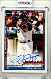 2026 Topps Series 1 Baseball Frank Thomas #91A-FT 1991 Topps Baseball Autograph Card White Sox
