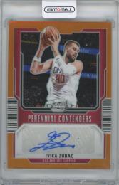 2023-24 PANINI Contenders Optic Perennial Contenders Autographs Orange / IVICA ZUBAC(Los Angeles Clippers) 【07/25】