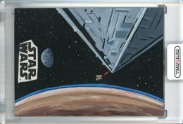 2017 Topps Star Wars: Journey to The Last Jedi Jay Manchand Sketch/EP4 A New Hope Opening Scene【1/1】