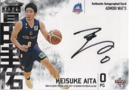 2017-18 BBM B.LEAGUE FAST BREAK 2nd Half	會田 圭佑	直筆サインカード	【11/80】