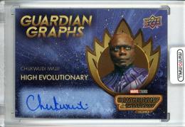 2024 UPPER DECK MARVEL STUDIOS GUARDIANS OF THE GALAXY Vol.3 Chukwudi Iwuji as High Evolutionary Guardian Graphs/Auto/#GGH-CI