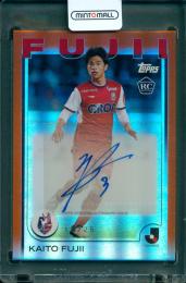 2025 Topps J.LEAGUE FLAGSHIP 藤井海和 直筆サイン入りカード【18/25】 ファジアーノ岡山