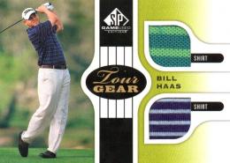 2012 UPPER DECK SP Game Used Golf  Bill Haas Event Used Memorabilia