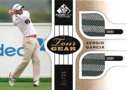 2012 UPPER DECK SP Game Used Golf  Sergio Garcia Event Used Memorabilia 01/35 (First No.)