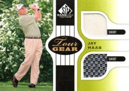 2012 UPPER DECK SP Game Used Golf  Jay Haas Event Used Memorabilia