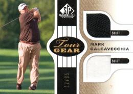 2012 UPPER DECK SP Game Used Golf  Mark Calcavecchia Event Used Memorabilia 17/35