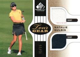 2012 UPPER DECK SP Game Used Golf  Natalie Gulbis Event Used Memorabilia 05/35