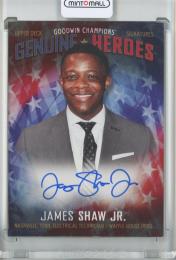 2019 Upper Deck Goodwin Champions  James Shaw Jr. Genuine Heroes Signatures