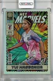 2023 Panini Donruss FIFA Women’s World Cup Yui Hasegawa Net Marvels #14 RC Japan