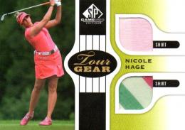 2012 UPPER DECK SP Game Used Golf  Nicole Hage Event Used Memorabilia