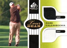 2012 UPPER DECK SP Game Used Golf  Mark Calcavecchia Event Used Memorabilia