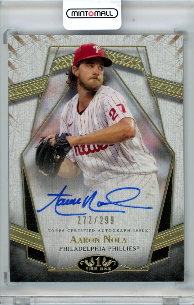 topps アーロン・ノラ 直書きサイン 1of1 アーロン・ノラ Topps 直筆サイン入りカード topps アーロン・ノラ 直