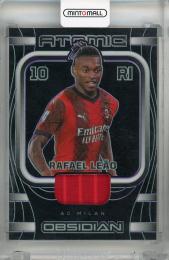 2023-24 Panini Obsidian Rafael Leao Atomic Material Electric Etch Purple #1 ※初期傷あり【03/50】 AC Milan