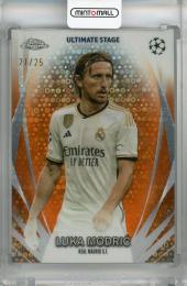 2023-24 Topps UEFA Club Competitions Luka Modric Ultimate Stage Orange Refractors #USC-40【21/25】 Real Madrid C.F.