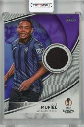 2023-24 Topps UEFA Club Competitions Luis Muriel Topps Superstar Relics Purple Foilboard #TS-ML【114/299】 Atalanta B.C.