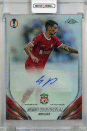 2023-24 Topps Chrome UEFA Club Competitions Dominik Szoboszlai Chrome Autographs #CA-DS  Liverpool FC