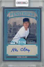 2025 Leaf A Bronx Legacy Ken Clay Penstripes Spectrum Platinum Holofoil #P-KC1 Auto【1/15(ファーストナンバー)】