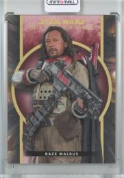 2022 Topps Star Wars Masterwork  Baze Malbus Base #96 Red Parallels 06/25