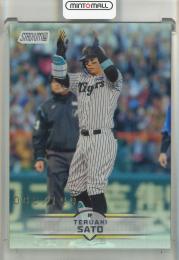2025 Topps Stadium Club NPB 佐藤輝明 Rainbow Foil【086/199】 阪神タイガース