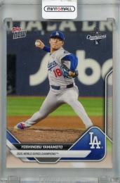 2025 Topps Now Yoshinobu Yamamoto #WS-10 ※裏面初期傷あり Los Angeles Dodgers