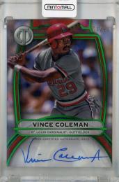 2025 Topps Tribute Vince Coleman Tribute Autographs Green #TA-VC ※初期傷あり【71/99】 St. Louis Cardinals