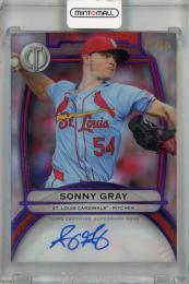 2025 Topps Tribute Sonny Gray Tribute Autographs Purple #TA-SG【07/50】 St. Louis Cardinals