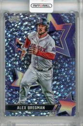 2025 Topps Cosmic Chrome Alex Bregman StarFractor #SF-35 ※裏面へこみあり Boston Red Sox