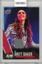 2021 UPPER DECK AEW Memorabilia Red Dr. Britt Baker 【21/50】