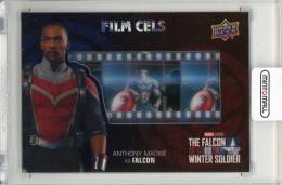 2022 UPPER DECK The Falcon and the Winter Soldier  Antony Mackie as Captain America Film Cels #FC29 SP marvel