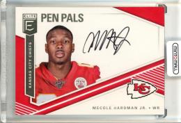 2019 Panini Donruss Elite  Mecole Hardman Jr. Pen Pals Autograph