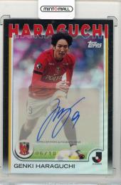 2025 TOPPS J.League PREMIUM 原口元気 Base Card Autograph Black Foil #AGHI【06/10】 浦和レッズ