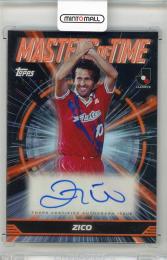 2025 TOPPS J.League PREMIUM ジーコ Masters of Time Autograph Orange Foil #MTAZO【12/25】 鹿島アントラーズ