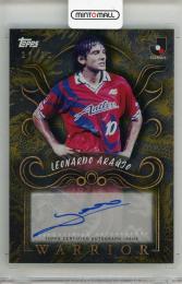 2025 TOPPS J.League PREMIUM レオナルド Warrior Autograph Gold Foil #WALA【26/50】 鹿島アントラーズ
