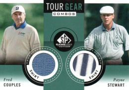 2014 UPPER DECK SP Game Used Golf  Fred Couples & Payne Stewart Tournament Used PGA Golf Memorabilia