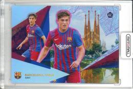 2021-22 Topps FC Barcelona Team Set  Gavi Our City - Barcelona, Spain　Pink 26/99