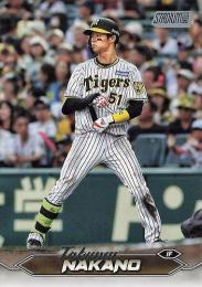 2024 TOPPS Stadium Club NPBプロ野球 #25 中野拓夢(阪神) レギュラーカード