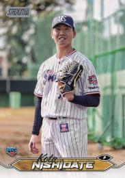 2024 TOPPS Stadium Club NPBプロ野球 #186 西舘昂汰(ヤクルト) レギュラーカード RC