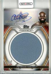 2021 TOPPS WWE Undisputed  Apollo Crews Superstar Mat Relic Autographs 63/99